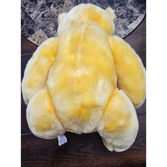 Dole Plantation Dole Hawaii Embroidery Yellow Bear Wahiawa Hawaii 14" Plush